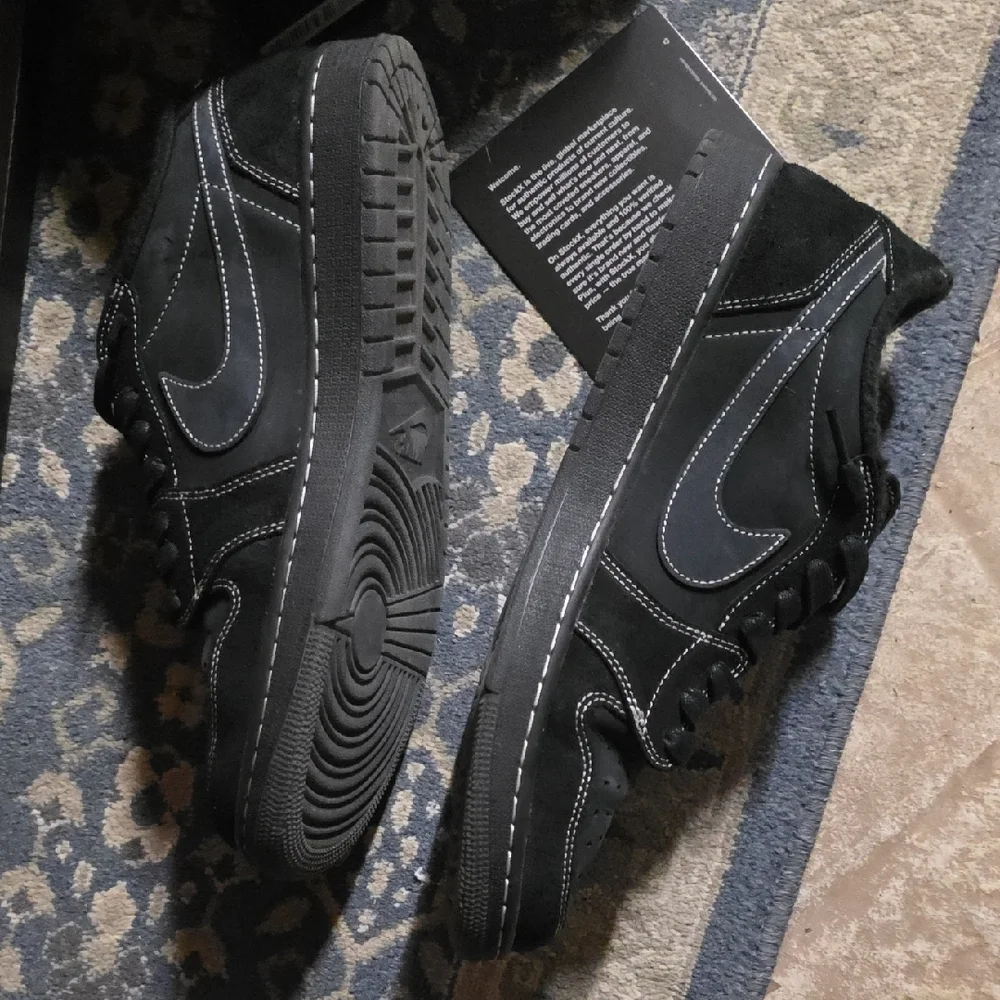 Nike Travis Scott Black Phantom Sneakers Size 14 From Stock X 100% Authentic - Picture 4 of 10